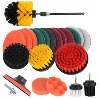 SZCZOTKI SPRZĄTAJĄCE CZYSZCZĄCE NA WIERTARKĘ WKRĘTARKĘ PADY NYLONOWE