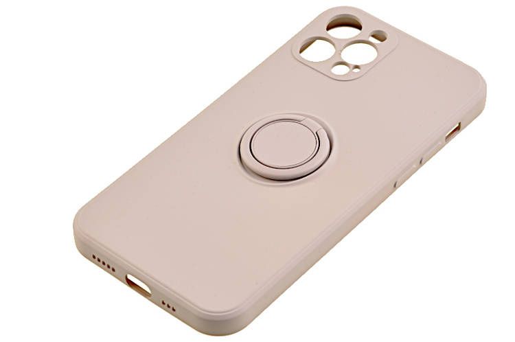 Etui Pastel Ring do Apple iPhone 12 Pro szary zdjęcie 3