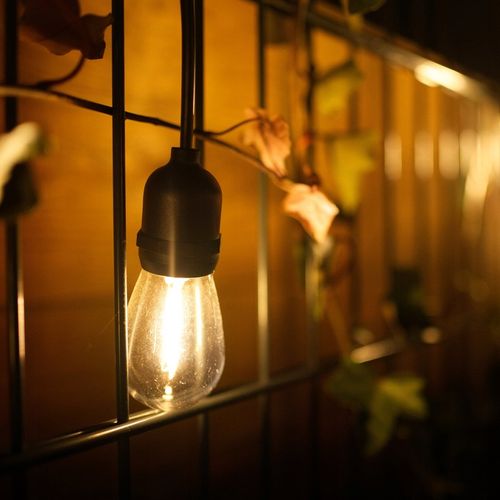 Girlanda Ogrodowa Świetlna 10m + 10x Żarówka LED 1W 2700K Zewnętrzna IP65 na Arena.pl