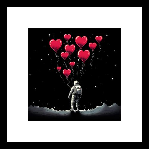 Plakat 20x20cm Astronauta Własnych Celi na Arena.pl