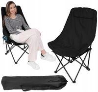 FOTEL PLAŻOWY OGRODOWY SKŁADANY TURYSTYCZNY KRZESŁO KEMPINGOWE ENERO CAMP