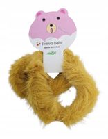 Gumka do włosów mocna elastyczna mięciutkie futerko żółty miodowy mała 2szt