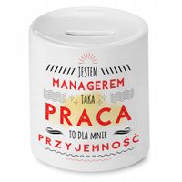 Skarbonka Dla Menagera Na Urodziny Prezent Z Nadrukiem Ze Zdjęciem