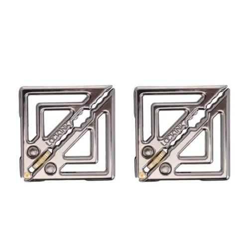 lockink zaciski regulowane z zawieszką dekoracyjną szare metal bez niklu na Arena.pl