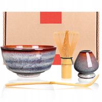 Zestaw startowy do herbaty matcha | miseczka chasen podstawka chashaku