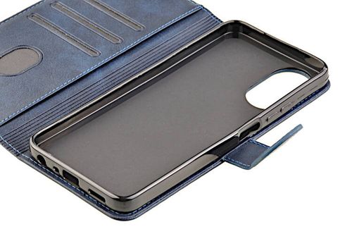 Etui portfel Wallet do Oppo A18 / A38 4G granatowy na Arena.pl