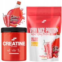 KREATYNA CREATINE MONOHYDRAT 500g + BIAŁKO WHEY WPC KONCENTRAT 700g