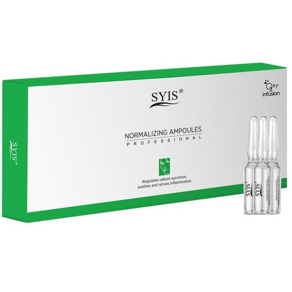 Syis ampułki serum normalizujące do twarzy 10x3 ml zdjęcie 8