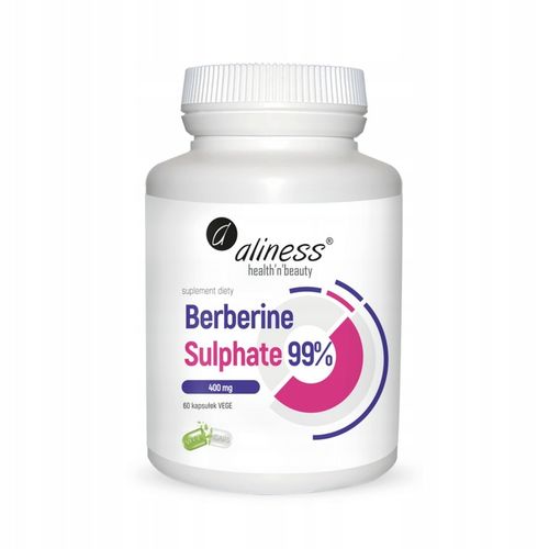 Aliness BERBERINE SULPHATE 99% 400mg Berberyna 60k na Arena.pl