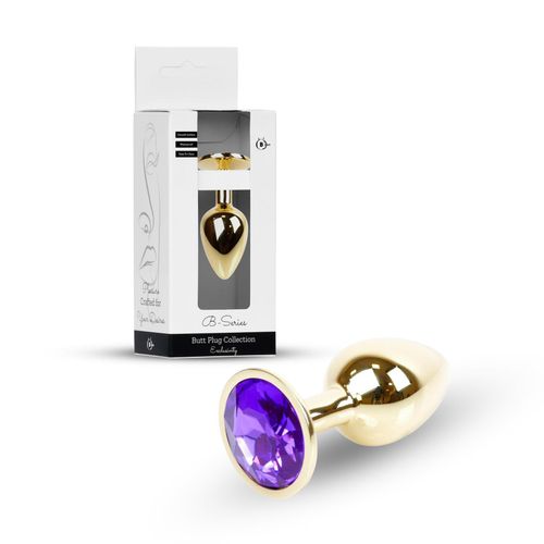 Plug-Jewellery Gold Plug- Purple na Arena.pl