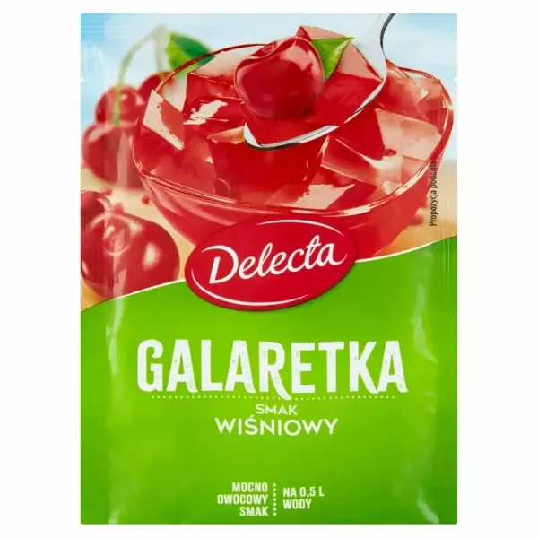 DELECTA GALARETKA WIŚNIOWA 75G zdjęcie 1