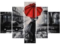 105CM 150CM OBRAZ 5 ELEM ZAKOCHANI DRUK