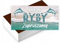 Wizytówki firmowe reklamowe 100szt dużo wzorów ŚWIEŻE RYBY GASTRONOMIA