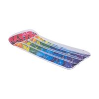 Materac dmuchany pompowany na basen wodę do pływania SUNCLUB