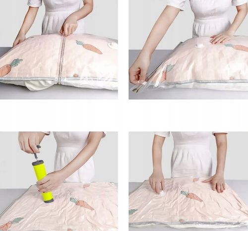 Worki Próżniowe na Ubrania Zestaw 10szt Worek Próżniowy Pompka Duże na Arena.pl