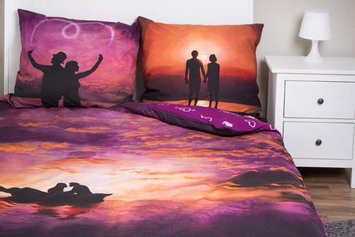 Pościel 160X200 Bawełna Amore 004 Zachód Słońca na Arena.pl