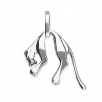 ZAWIESZKA SREBRNA PUMA PANTERA DUŻY KOT WISIOREK SREBRO 925