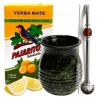 Zestaw Startowy do Yerba Mate Pajarito Menta Limon Tykwa Matero Bombilla