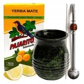 Zestaw Startowy do Yerba Mate Pajarito Menta Limon Tykwa Matero Bombilla