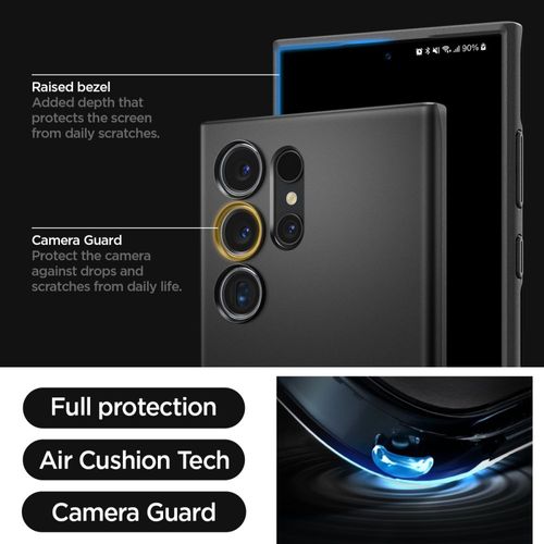 SPIGEN THIN FIT GALAXY S24 ULTRA BLACK na Arena.pl