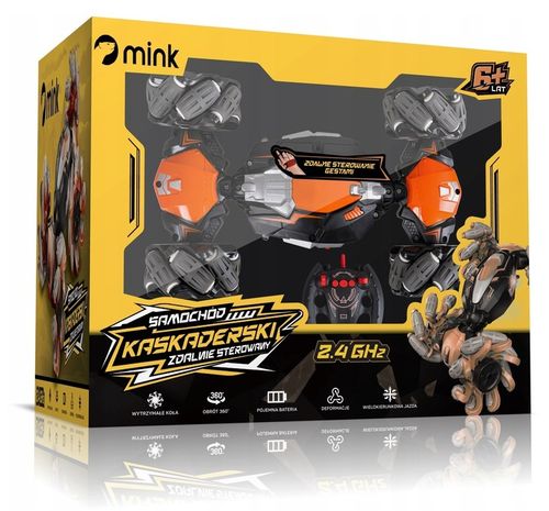 SAMOCHÓD ZDALNIE STEROWANY RC RĘKĄ GESTAMI PILOT AUTO PODŚWIETLENIE LED 4x4 na Arena.pl