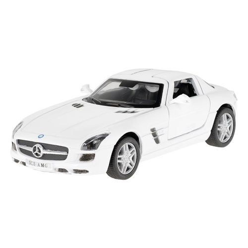 Model 1:36, Mercedes-Benz SLS AMG, biały na Arena.pl