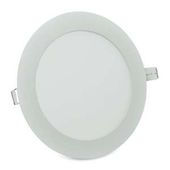 Podtynkowa LAMPA metalowa MARS 303516 Polux wpust OPRAWA okrągła LED 18W 3000K IP40 do zabudowy biała