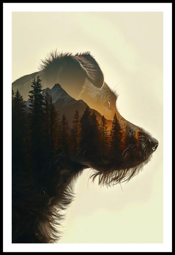 Plakat 53x81cm Psi Duch Lasu na Arena.pl