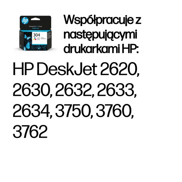 Tusz HP 304 Tri-Color zdjęcie 11