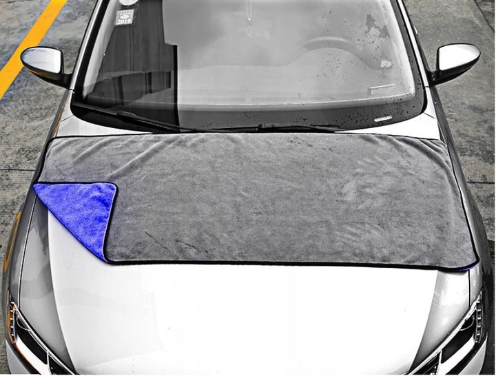 PUSZYSTY RĘCZNIK DO OSUSZANIA AUTA LAKIERU 90x60 Z MIKROFIBRY GRUBY CHŁONNY zdjęcie 10