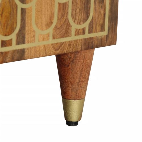 Szafka łazienkowa, 38x33x58 cm, lite drewno mango na Arena.pl