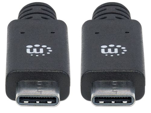 KABEL USB C-C M/M 1,0m USB3.1 SuperSpeed+ 5A  Manhattan  355223 na Arena.pl