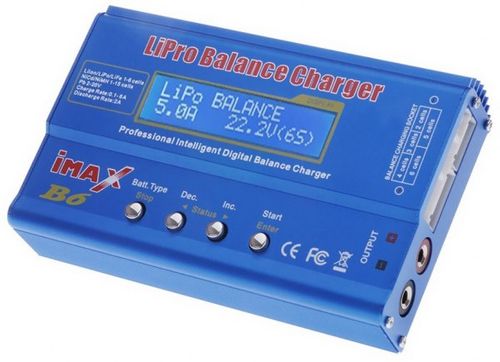 Ładowarka Imax B6 80W 6A + adaptery i sensor temp. na Arena.pl