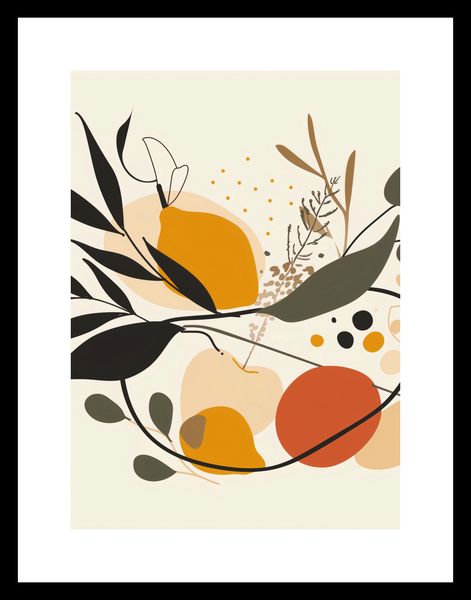 Plakat 39,5x55cm Botaniczny Wir zdjęcie 3