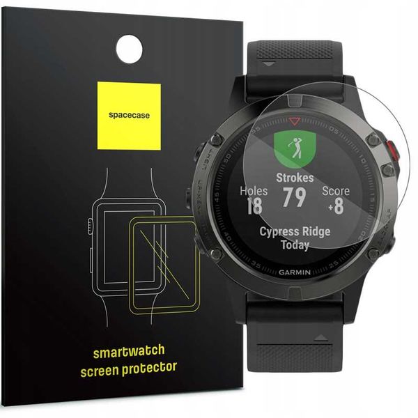 Spacecase Sw Glass 2.5D Garmin Fenix 5 zdjęcie 1