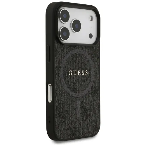 etui guess 4g ring classic logo magsafe  do iphone 17 pro - czarne na Arena.pl