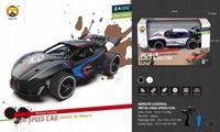 2X Autko metalowe Ramiz Speed 1:20 R/C
