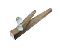 tuba tekturowa + wieczka 45x45x2,5x350mm kwadratowa