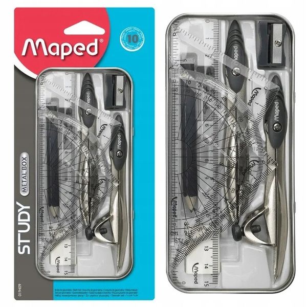 Zestaw Geometryczny Cyrkiel Study 10-El Maped zdjęcie 1