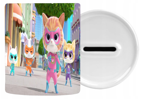 Skarbonka Ceramiczna - Super Kotki - Super Kitties na Arena.pl