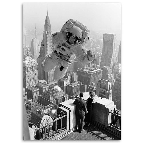 Deco Panel, Astronauta gigant abstrakcja 40x60 na Arena.pl