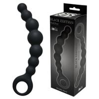 czarna sonda kulkowa z silikonu. elastyczna i miła w dotyku.