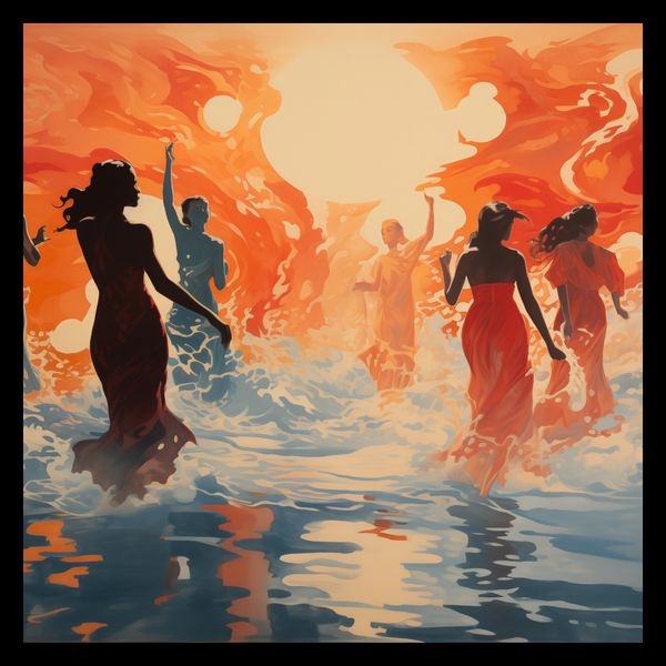 Plakat 40x40cm Taneczny Żar zdjęcie 2