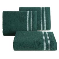 Ręcznik frotte z welurową bordiurą ALLY 70X140 zielony