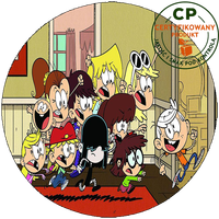 Opłatek na tort - Harmidom/The Loud Hause