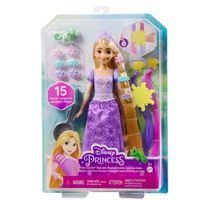 Mattel Lalka Disney Princess Roszpunka z bajkowymi włosami HLW18