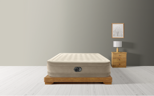 Dwuosobowy Materac Dmuchany 152x203x46 cm łóżko pompka 220V INTEX 64428ND na Arena.pl