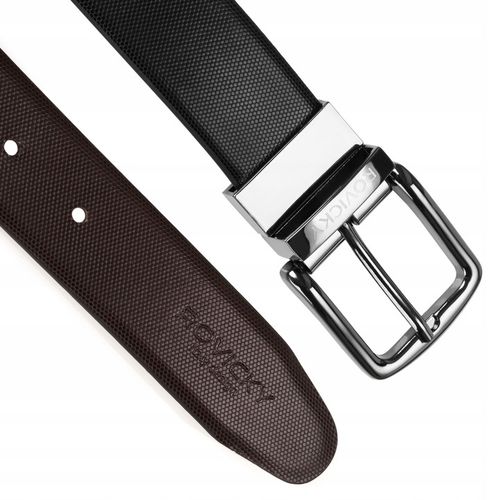 ROVICKY męski pasek dwustronny prawdziwa skóra elegancki na prezent na Arena.pl