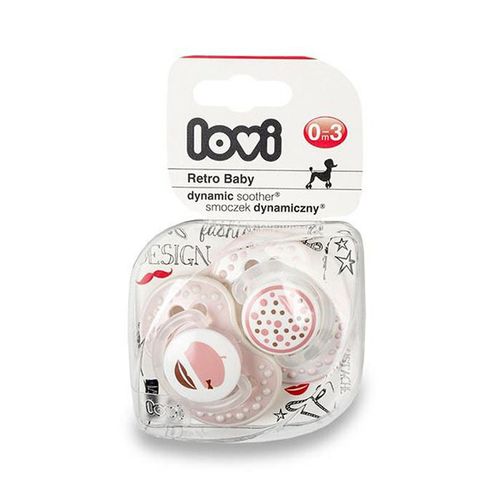 Lovi Smoczek gryzak BASIC 0-3m-cy 2szt, na Arena.pl