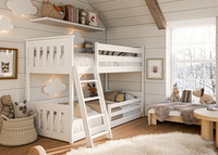 ŁÓŻKO PIĘTROWE 2- osobowe Kevin 90x200 BIAŁY 48H!